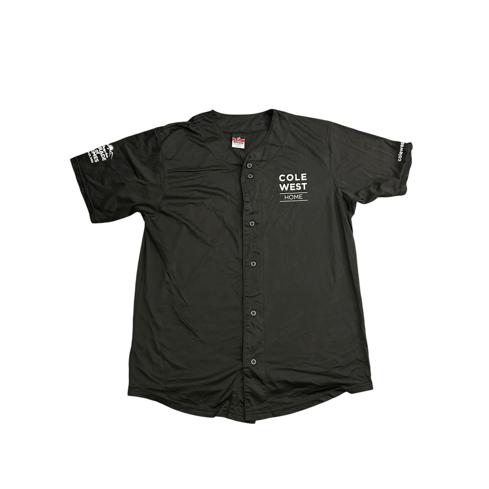 Alleson Athletic Baseball Jersey Mens L‎ Black Excellent Parade of Homes 2022